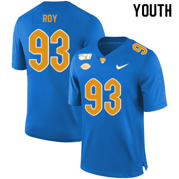 2019 Youth #93 Shane Roy Pitt Panthers College Football Jerseys Sale-Royal